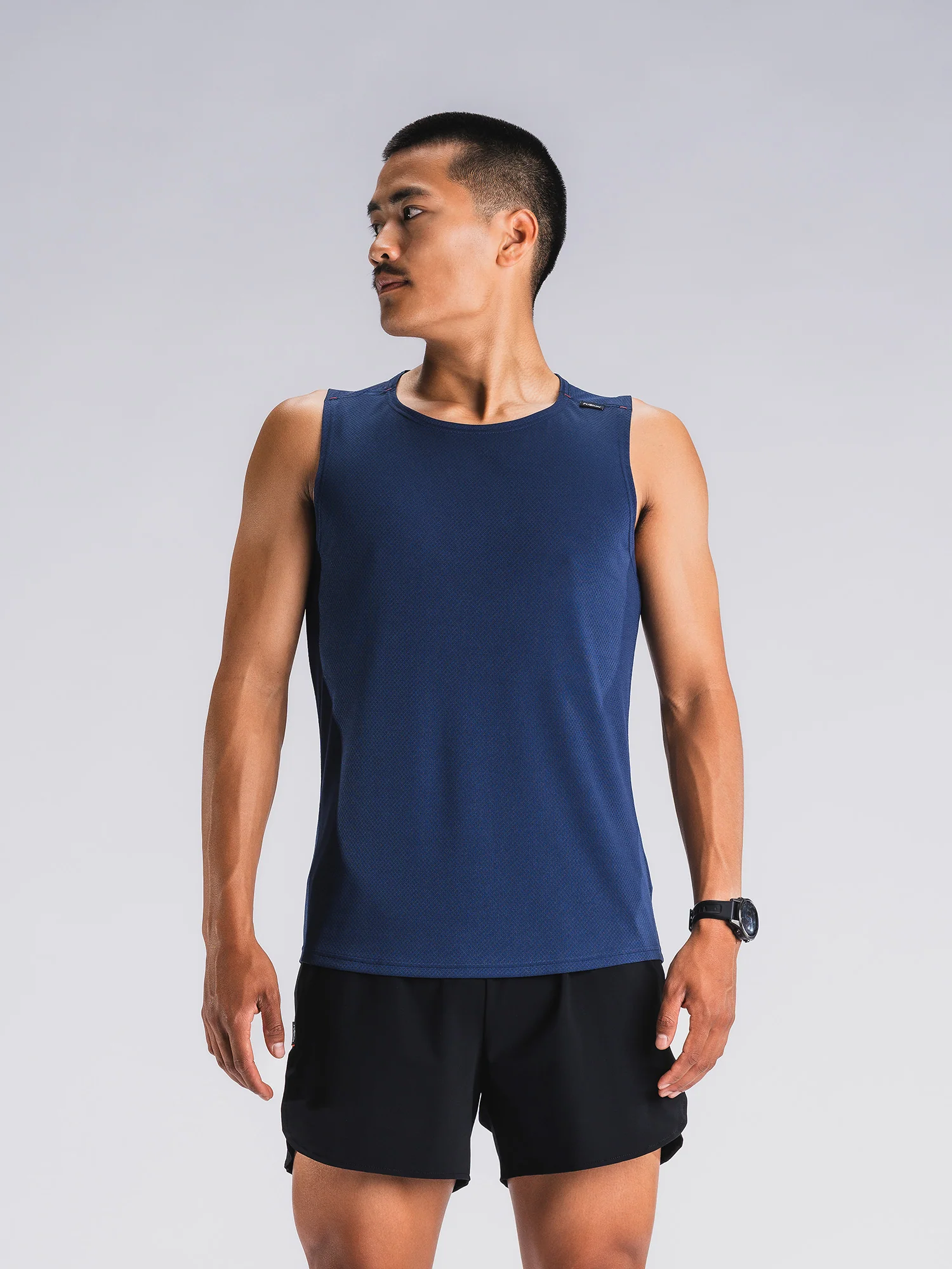 Mens TEMPO! ONE Run Singlet - Image 13