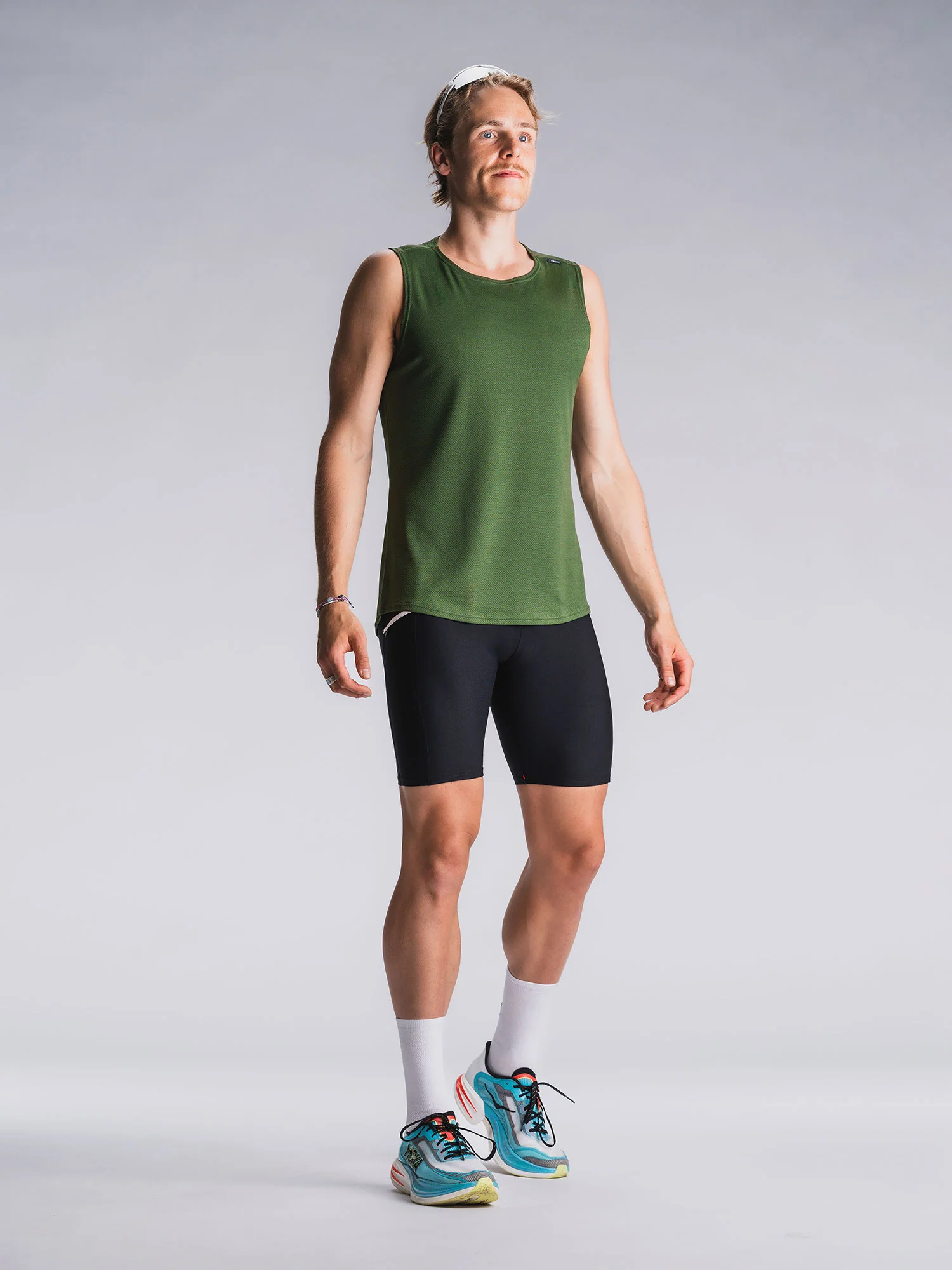 Mens TEMPO! ONE Run Singlet - Image 9