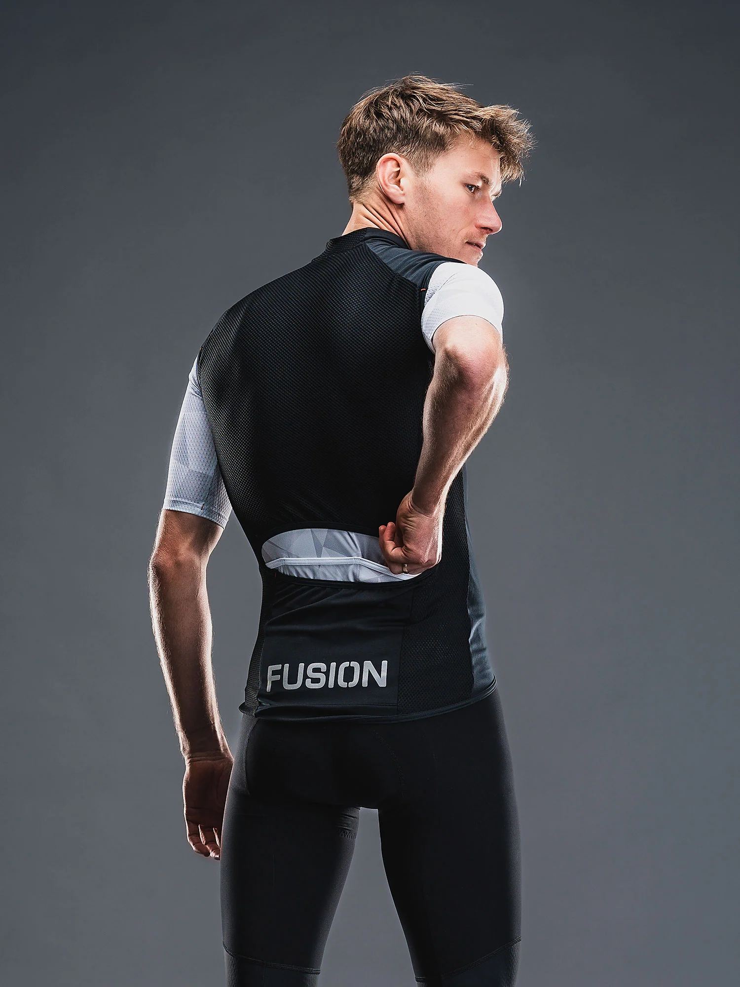 Mens TEMPO! PRO Cycling Vest - Image 2