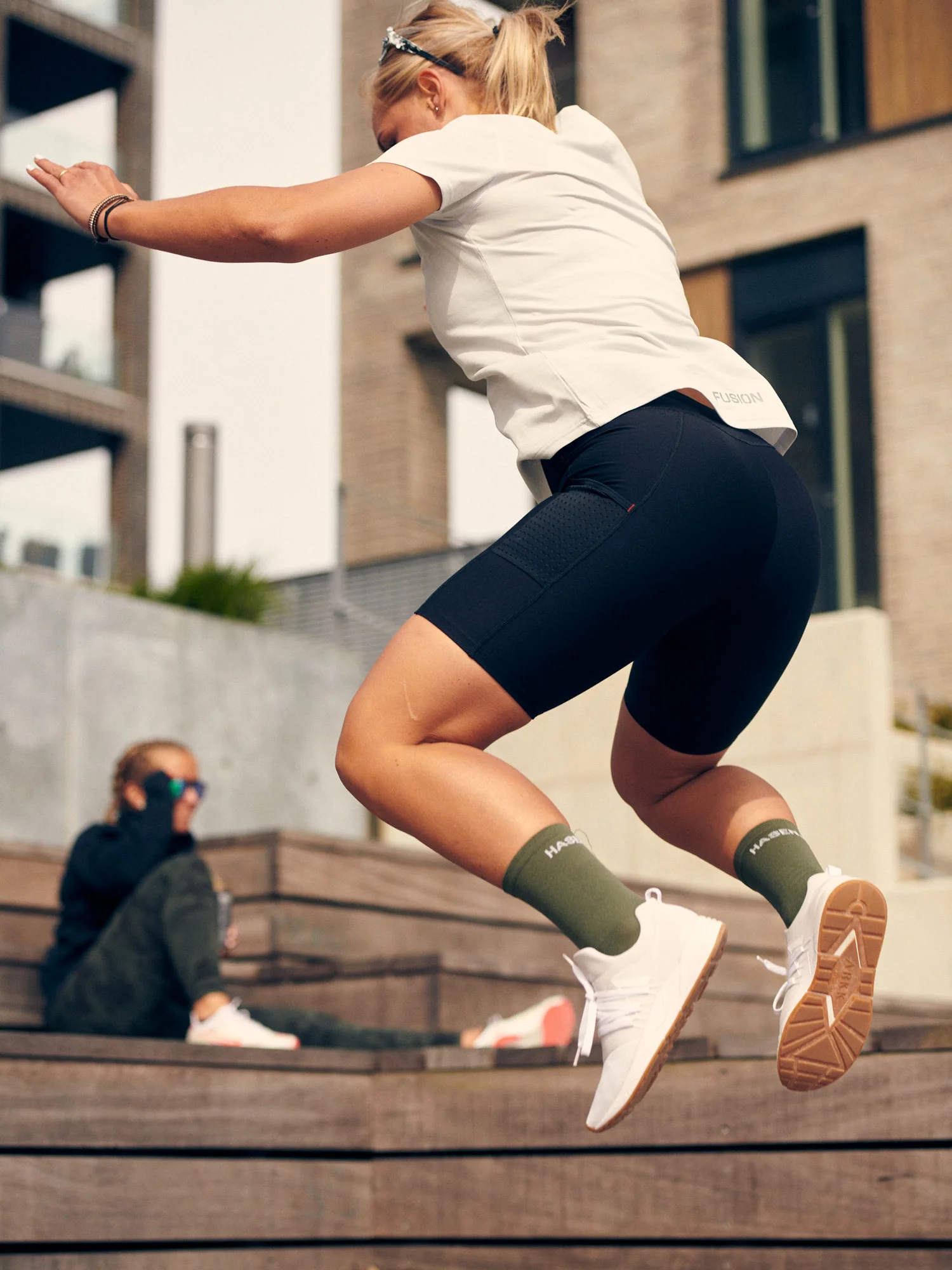 Womens Short Training Tights - Image 7