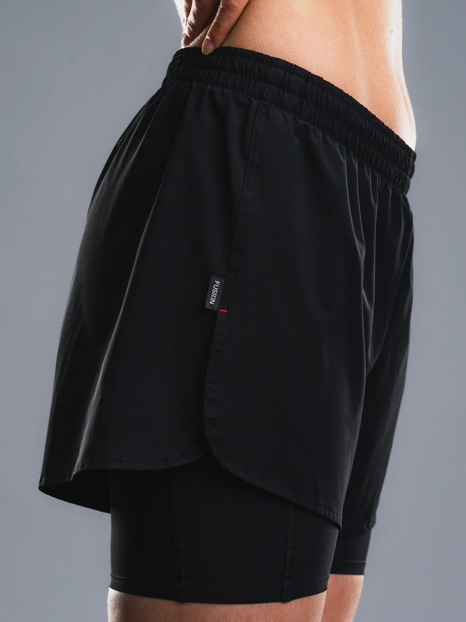 Womens TEMPO! ONE Run Shorts - Image 4